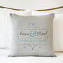 Personalised Wedding Vows Cushion, thumbnail 3 of 3