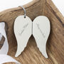 Personalised Guardian Angel Wings Decoration, thumbnail 1 of 5