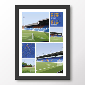 Shrewsbury Views Of Gay Meadow And New Meadow Poster, 7 of 7
