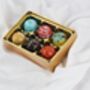 Box Of Six Handmade Luxury Truffles By Saffire Chocolate, thumbnail 5 of 7
