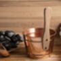 Handmade Solid Copper Sauna Bucket And Ladle Set, thumbnail 3 of 7