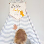 Personalised New Baby Embroidered Wall Hanging, thumbnail 1 of 10