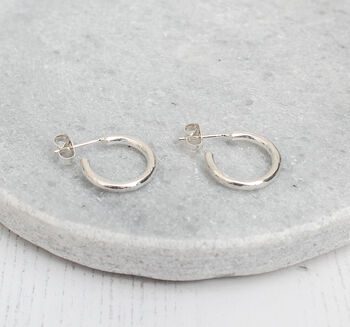 Sterling Silver Mini Everyday Hoops, 2 of 4