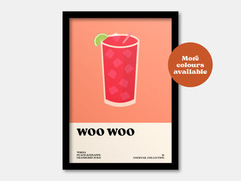 Woo Woo Cocktail Print, 4 of 7