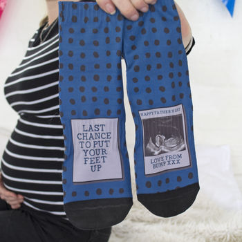 Personalised Daddy To Be Photo Socks, 2 of 2