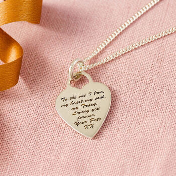 Heart Tag Personalised Name Necklace, 8 of 11