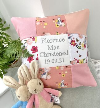 Peter Rabbit© Christening Cushion, 5 of 9