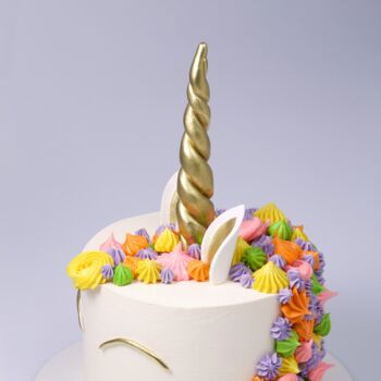 Edible Unicorn Birthday Cake Topper, 2 of 5