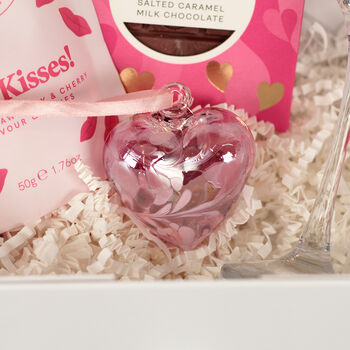 Personalised Whole Lotta Love Prosecco Flute Gift Box Hamper, 3 of 7