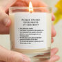 Personalised Photo Candle With Custom Message, thumbnail 3 of 6