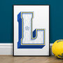Leeds, A To Z Football Prints And Posters, thumbnail 3 of 6