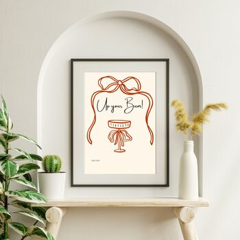 A4 Script Print Up Your Bum! Cheers, 2 of 5