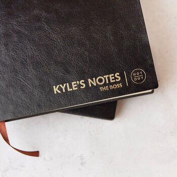 Personalised Leather A5 Sketchbook, 4 of 5