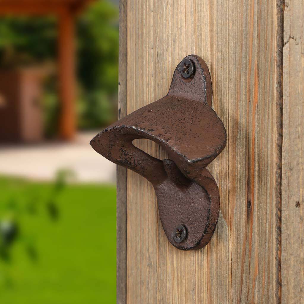 Cast Iron Wall Mounted Bottle Opener By Dibor