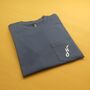 Hoy Downtown Pocket T Shirt Petrol / Foam, thumbnail 5 of 6