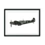 Hand Drawn Spitfire A4 Print – Aviation Wall Art, thumbnail 1 of 4
