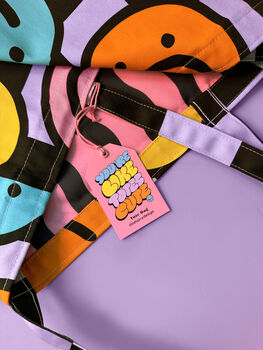 Mixed Emotions Check Chequered Waterproof Tote, 2 of 2