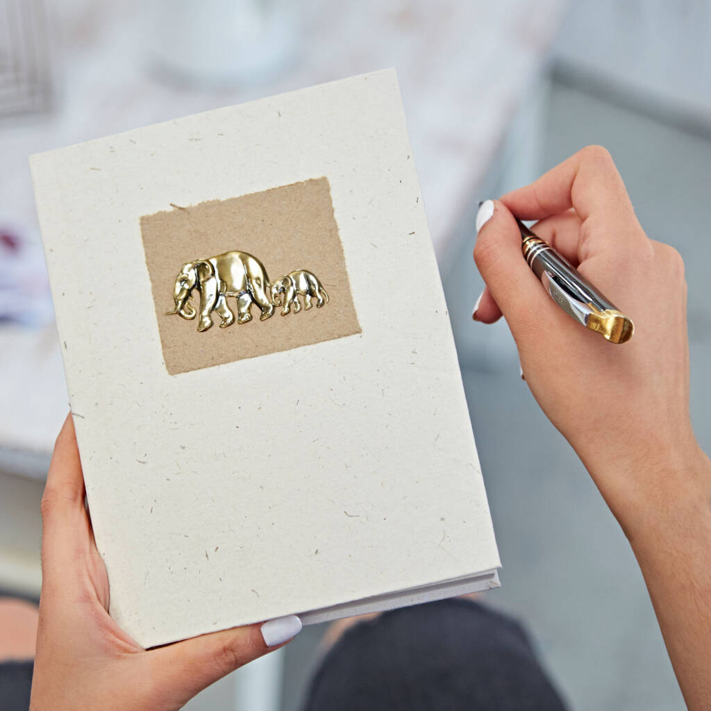 Handcrafted Elephant Dung Notebooks By Paper High