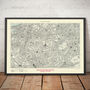 Personalised Custom Made Old Map Of Your Address, thumbnail 1 of 8