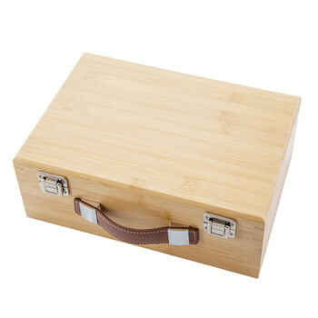 Personalised Wedding Bamboo Keepsake Box, 6 of 8