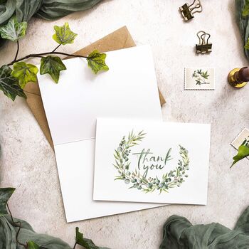 Eucalyptus Thank You Cards, 2 of 2