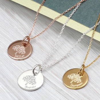 Personalised Family Tree Of Life Necklace, 2 of 6