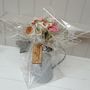 Handmade Wood Anniversary Flowers With Engraved Tag, thumbnail 4 of 6