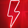 Lightning Shaped LED Neon Night Light, thumbnail 6 of 11
