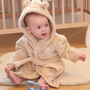 Personalised Baby Dressing Gown Bear, thumbnail 5 of 10