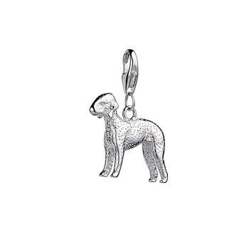 Bedlington Terrier Sterling Silver Jewellery Charm, 3 of 7