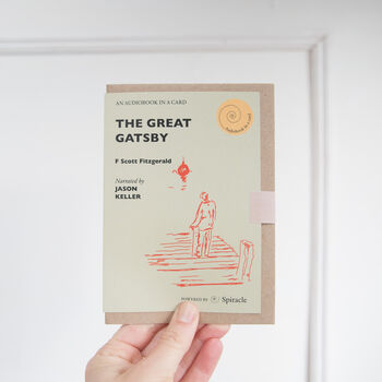 The Great Gatsby Audiobook In A Card Gift, 4 of 12