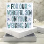 Personalised Son Wedding Book Card, thumbnail 1 of 6