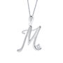 Alphabet Initial Necklaces In Sterling Silver, thumbnail 10 of 11