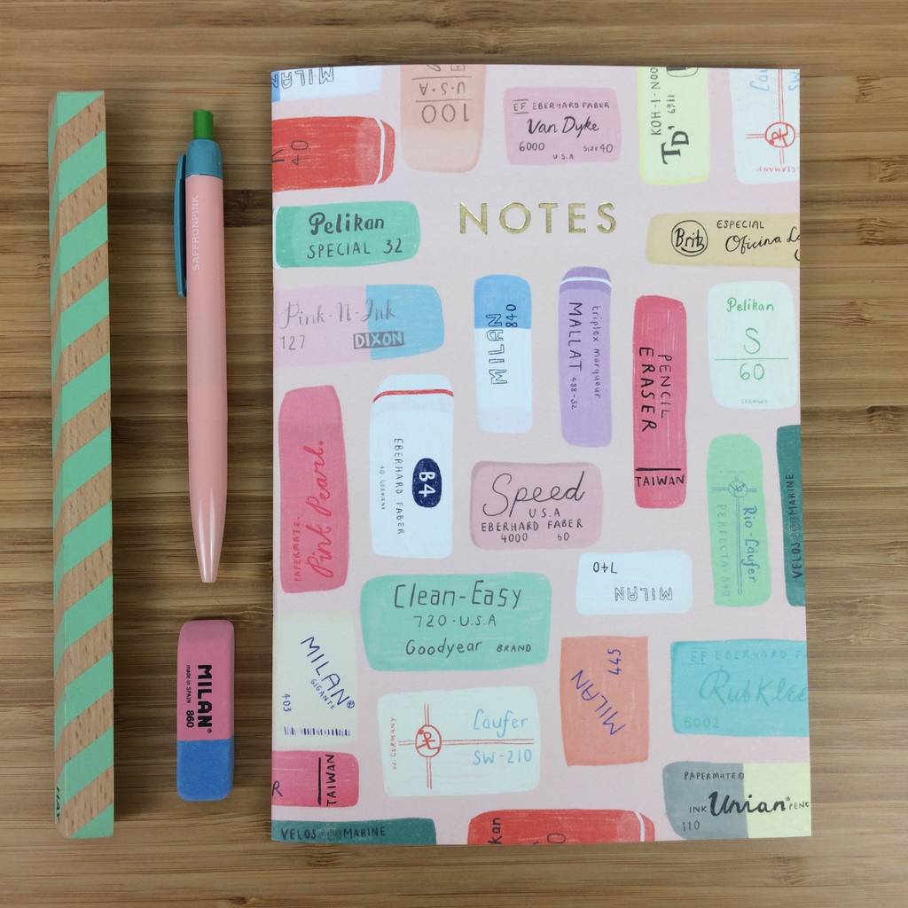 Erasers Notebook By Kayleigh O'mara
