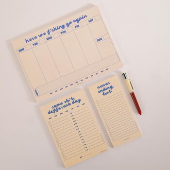 A5 Daily Planner Pad | Same Sh*T, Different Day, 5 of 6