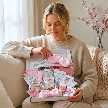 Glow Pink Self Love Birthday Spa Care Package For Her, 2 of 12