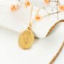 Poppy August Birthflower Sterling Silver Necklace, thumbnail 5 of 12