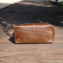 Zip Detail Genuine Leather Holdall, thumbnail 9 of 12