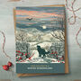 The Spaniel Dog Walking Christmas Card Collection, thumbnail 5 of 12