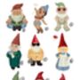 Personalised Garden Gnome Print, thumbnail 2 of 4