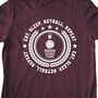 Eat, Sleep, Netball Repeat, Organic T Shirt, thumbnail 1 of 11