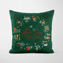 Green 12 Days Of Christmas Cushion, thumbnail 6 of 7