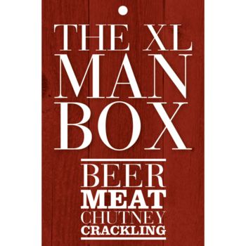 Xl Man Box Beer And Food Hamper, 2 of 10