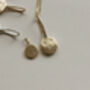 Handmade 9ct Gold Initial Pebble Necklace, thumbnail 3 of 6