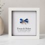 Personalised 2nd Anniversary Gift Handmade Cotton Bow, thumbnail 5 of 12