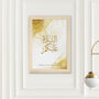 Personalised Peace Be Upon You Eid Wall Art, thumbnail 3 of 12