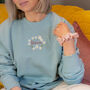 Embroidered Bloom Daisy Sweatshirt, thumbnail 2 of 4
