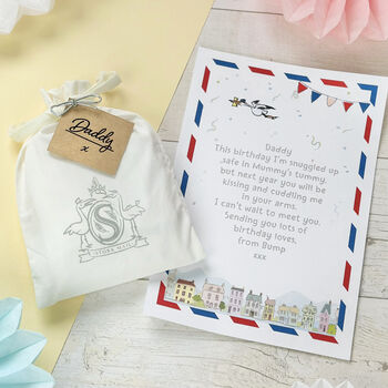 Gift For New Dad, Message From The Bump, Gift, 11 of 12