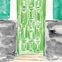 Green Door Art Print, thumbnail 3 of 3