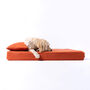 Anti Microbial Memory Foam Dog Bed Mattress And Feather Bolster Pad, thumbnail 7 of 10